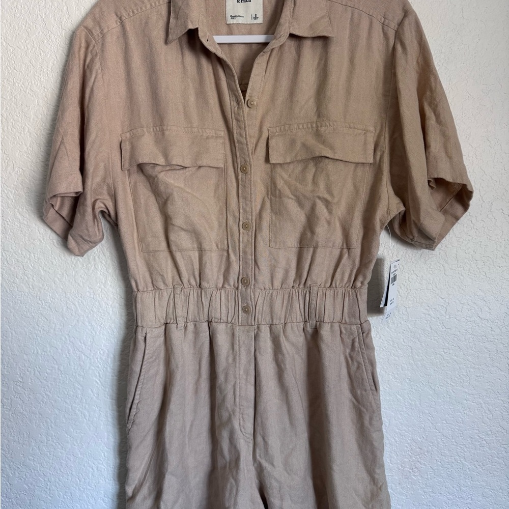 Abercrombie & Fitch Linen Romper